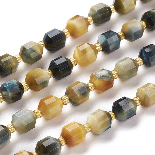 PandaHall Natural Tiger Eye Beads Strands, Faceted, Dyed & Heated, Round, Prussian Blue, 7x7x8mm, Hole: 0.8mm, about 38pcs/Strand, 15.35...
PandaHall Natural Tiger Eye Beads Strands, Faceted, Dyed & Heated, Round, Prussian Blue, 7x7x8mm, Hole: 0.8mm, about 38pcs/Strand, 15.35...