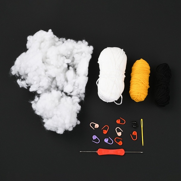 PandaHall DIY Doll Crochet Kit, Including Plastic Locking Stitch Makers & Craft Eye, Fiber Yard, Cotton, Iron & Plastic Crochet Hooks...
PandaHall DIY Doll Crochet Kit, Including Plastic Locking Stitch Makers & Craft Eye, Fiber Yard, Cotton, Iron & Plastic Crochet Hooks...