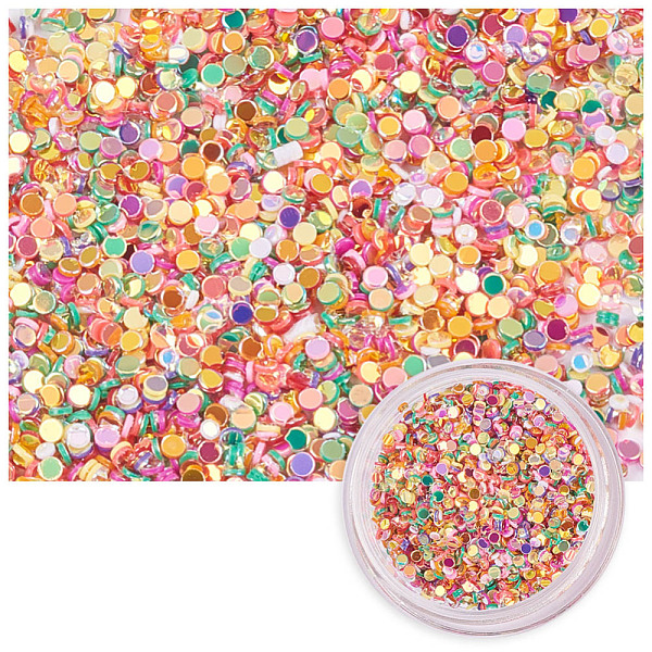 PandaHall Laser Shining Nail Art Glitter, Manicure Sequins, DIY Sparkly Paillette Tips Nail, Flat Round, Colorful, 1~1.5x0.1mm, 1.5g/box...
PandaHall Laser Shining Nail Art Glitter, Manicure Sequins, DIY Sparkly Paillette Tips Nail, Flat Round, Colorful, 1~1.5x0.1mm, 1.5g/box...