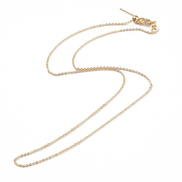 PandaHall Brass Cable Chain Necklaces, Long-Lasting Plated, with Lobster Claw Clasps and Stopper Beads, Golden, 17.71 inch(45cm), 0.5mm...
PandaHall Brass Cable Chain Necklaces, Long-Lasting Plated, with Lobster Claw Clasps and Stopper Beads, Golden, 17.71 inch(45cm), 0.5mm...