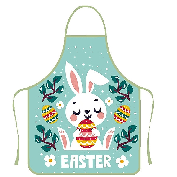 PandaHall Cute Easter Rabbit Pattern Polyester Sleeveless Apron, with Double Shoulder Belt, for Household Cleaning Cooking, Turquoise..., Green
PandaHall Cute Easter Rabbit Pattern Polyester Sleeveless Apron, with Double Shoulder Belt, for Household Cleaning Cooking, Turquoise..., Green