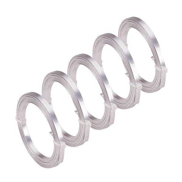 PandaHall Aluminum Wire, Bendable Metal Craft Wire, Flat Craft Wire, Bezel Strip Wire for Cabochons Jewelry Making, Silver, 3x1mm, about...
PandaHall Aluminum Wire, Bendable Metal Craft Wire, Flat Craft Wire, Bezel Strip Wire for Cabochons Jewelry Making, Silver, 3x1mm, about...