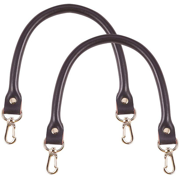 PandaHall Leather Bag Handles, with Alloy Clasps, for Bag Straps Replacement Accessories, Coconut Brown, 400x14x9~10mm Leather Brown
PandaHall Leather Bag Handles, with Alloy Clasps, for Bag Straps Replacement Accessories, Coconut Brown, 400x14x9~10mm Leather Brown