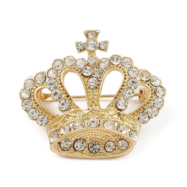 PandaHall Rhinestone Crown Brooch Pin, Alloy Badge for Backpack Clothes, Golden, 30.8x35x16.5mm Alloy+Rhinestone Crown Clear
PandaHall Rhinestone Crown Brooch Pin, Alloy Badge for Backpack Clothes, Golden, 30.8x35x16.5mm Alloy+Rhinestone Crown Clear