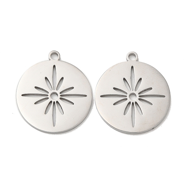 PandaHall 304 Stainless Steel Pendants, Flat Round with Flower Charm, Stainless Steel Color, 22.5x20x1mm, Hole: 1.8mm 304 Stainless Steel...
PandaHall 304 Stainless Steel Pendants, Flat Round with Flower Charm, Stainless Steel Color, 22.5x20x1mm, Hole: 1.8mm 304 Stainless Steel...