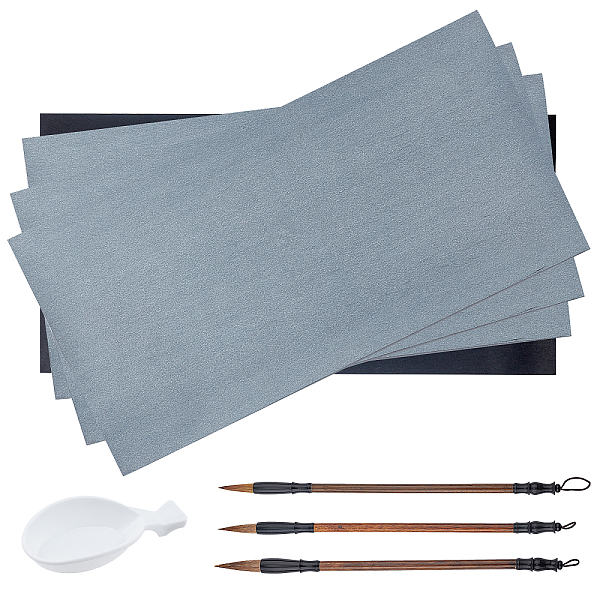 PandaHall 8pcs Chinese Calligraphy Water Writing Magic Paper Set, Sienna Chinese Traditional Calligraphy Brushes Pen Sumi Painting Drawing..., White
PandaHall 8pcs Chinese Calligraphy Water Writing Magic Paper Set, Sienna Chinese Traditional Calligraphy Brushes Pen Sumi Painting Drawing..., White