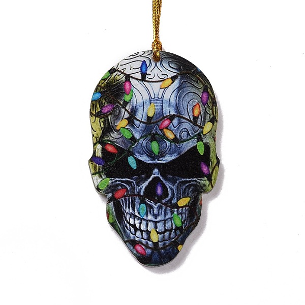PandaHall Opaque One-sided Printed Acrylic Big Pendants, for Halloween, Skull, Slate Gray, 549x2mm, Hole: 3.5mm Acrylic Skull
PandaHall Opaque One-sided Printed Acrylic Big Pendants, for Halloween, Skull, Slate Gray, 549x2mm, Hole: 3.5mm Acrylic Skull