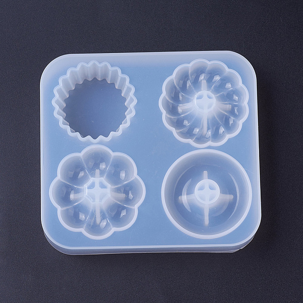 PandaHall Silicone Molds, Resin Casting Molds, For UV Resin, Epoxy Resin Jewelry Making, Square with Donut Shapes, White, 101x91.5x21mm...
PandaHall Silicone Molds, Resin Casting Molds, For UV Resin, Epoxy Resin Jewelry Making, Square with Donut Shapes, White, 101x91.5x21mm...