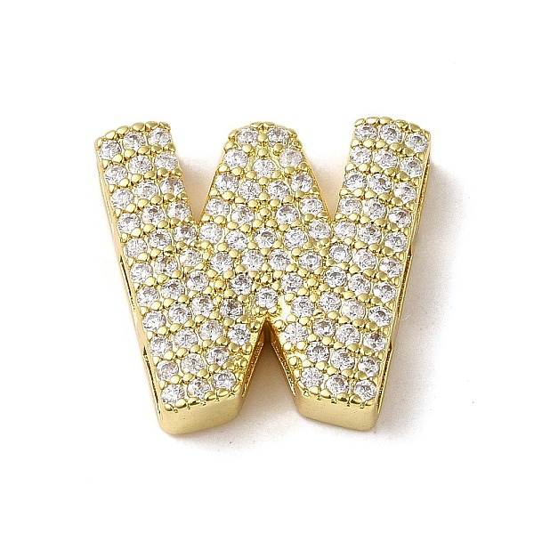 PandaHall Brass Beads, with Clear Cubic Zirconia, Letter W, 20x21.5x5.5mm, Hole: 4.5x2.5mm Brass+Cubic Zirconia Letter W Clear
PandaHall Brass Beads, with Clear Cubic Zirconia, Letter W, 20x21.5x5.5mm, Hole: 4.5x2.5mm Brass+Cubic Zirconia Letter W Clear