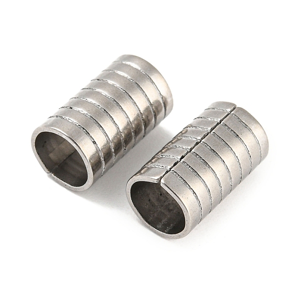 PandaHall 201 Stainless Steel Tube Beads, Grooved Column, Stainless Steel Color, 10x5.8mm, Hole: 4.5mm. 201 Stainless Steel Column
PandaHall 201 Stainless Steel Tube Beads, Grooved Column, Stainless Steel Color, 10x5.8mm, Hole: 4.5mm. 201 Stainless Steel Column