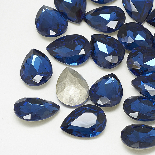PandaHall Pointed Back Glass Rhinestone Cabochons, Back Plated, Faceted, teardrop, Montana, 8x6x3mm Glass Rhinestone Teardrop Blue
PandaHall Pointed Back Glass Rhinestone Cabochons, Back Plated, Faceted, teardrop, Montana, 8x6x3mm Glass Rhinestone Teardrop Blue