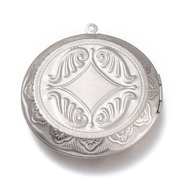 PandaHall 316 Stainless Steel Locket Pendants, Flat Round, Stainless Steel Color, 48x44.5x9.5mm, Hole: 1.8mm, Inner Diameter: 29.5mm 316...
PandaHall 316 Stainless Steel Locket Pendants, Flat Round, Stainless Steel Color, 48x44.5x9.5mm, Hole: 1.8mm, Inner Diameter: 29.5mm 316...