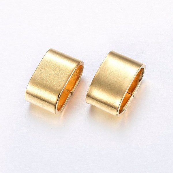 PandaHall 304 Stainless Steel Slide Charms/Slider Beads, For Leather Cord Bracelets Making, Oval, Golden, 13.5x8x7.5mm, Hole: 6x11.5mm 304...
PandaHall 304 Stainless Steel Slide Charms/Slider Beads, For Leather Cord Bracelets Making, Oval, Golden, 13.5x8x7.5mm, Hole: 6x11.5mm 304...