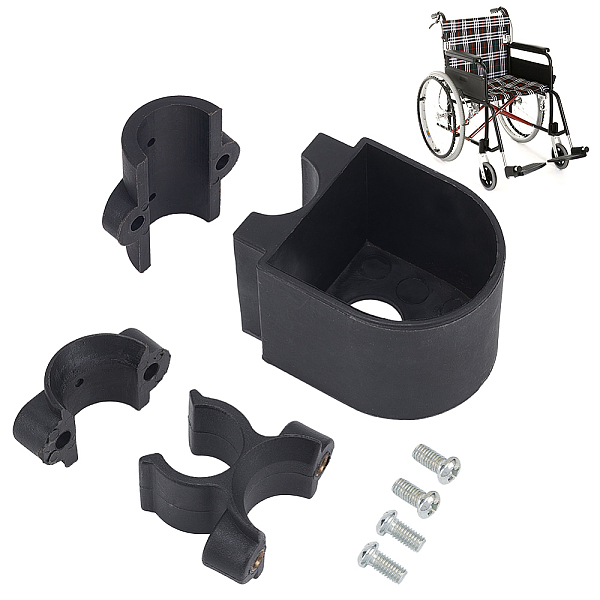 PandaHall 1 Set Plastic Wheelchair Stick Holder Walking Cane Holder with Screw Wheelchair Walking Stick Rack Elderly Walkers Bracket Crutch..., Black
PandaHall 1 Set Plastic Wheelchair Stick Holder Walking Cane Holder with Screw Wheelchair Walking Stick Rack Elderly Walkers Bracket Crutch..., Black