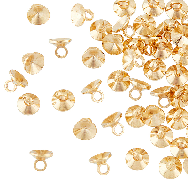 PandaHall 50Pcs Brass Bead Cap Bails Real 24K Gold Plated 6mm Bead Cap Connectors End Cap Beads Clasps Charm Round Bails with Loop Findings...
PandaHall 50Pcs Brass Bead Cap Bails Real 24K Gold Plated 6mm Bead Cap Connectors End Cap Beads Clasps Charm Round Bails with Loop Findings...