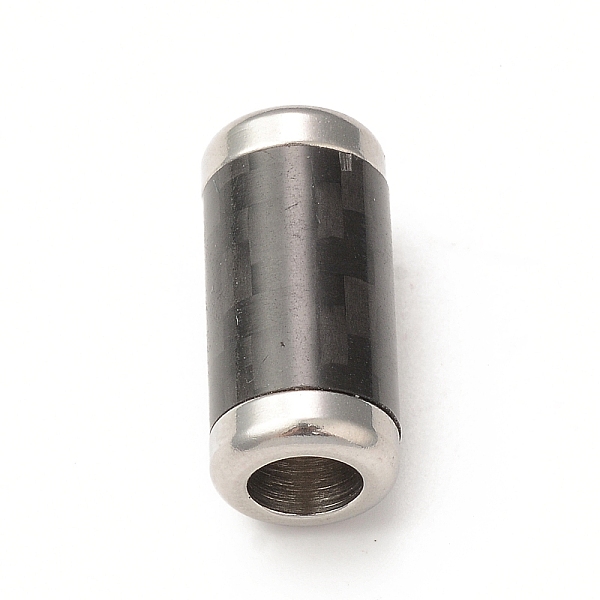 PandaHall 303 Stainless Steel Magnetic Clasps, Column, Stainless Steel Color, Black, 21x10x10mm, Inner Diameter: 6mm and 7mm, Small Column...
PandaHall 303 Stainless Steel Magnetic Clasps, Column, Stainless Steel Color, Black, 21x10x10mm, Inner Diameter: 6mm and 7mm, Small Column...