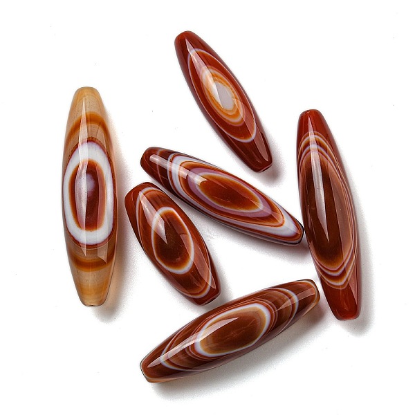 PandaHall Natural Red Striped Agate/Banded Agate Beads Strands, Eye Agate Beads, Rice, Dyed & Heated, 41.5~68.5x15~17.5mm, Hole: 2.2mm...
PandaHall Natural Red Striped Agate/Banded Agate Beads Strands, Eye Agate Beads, Rice, Dyed & Heated, 41.5~68.5x15~17.5mm, Hole: 2.2mm...