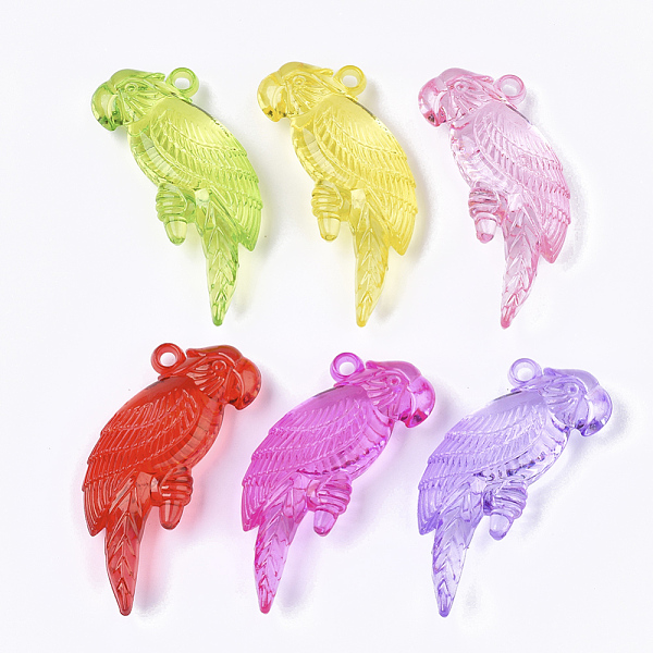 PandaHall Transparent Acrylic Big Pendants, Parrot, Mixed Color, 69x29x14mm, Hole: 3.5mm, about 43pcs/500g Acrylic Bird Multicolor
PandaHall Transparent Acrylic Big Pendants, Parrot, Mixed Color, 69x29x14mm, Hole: 3.5mm, about 43pcs/500g Acrylic Bird Multicolor