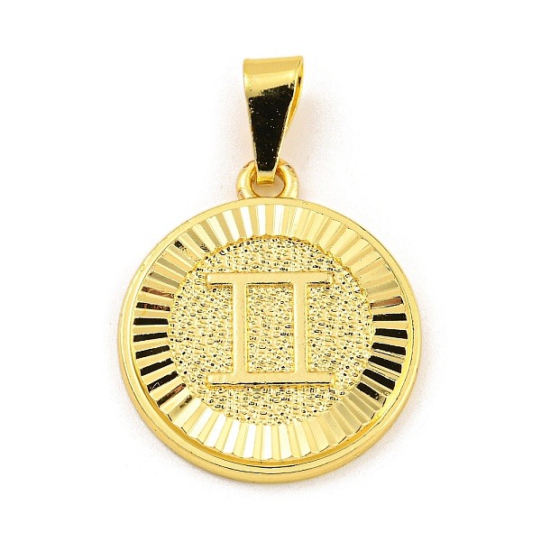 PandaHall Brass Pendants, Real 18K Gold Plated, Flat Round with Constellations, Gemini, 24x20.5x2mm, Hole: 8x3.5mm Brass Gemini
PandaHall Brass Pendants, Real 18K Gold Plated, Flat Round with Constellations, Gemini, 24x20.5x2mm, Hole: 8x3.5mm Brass Gemini