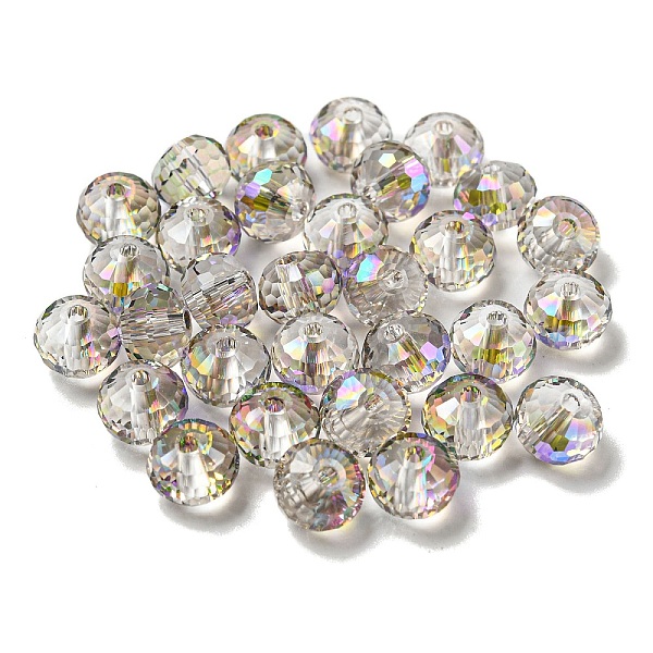PandaHall Electroplate Glass Beads, Rondelle, Gainsboro, 8x6mm, Hole: 1.6mm, 100pcs/bag Glass Rondelle Gray
PandaHall Electroplate Glass Beads, Rondelle, Gainsboro, 8x6mm, Hole: 1.6mm, 100pcs/bag Glass Rondelle Gray