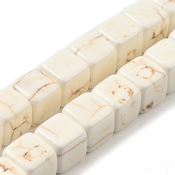 PandaHall Synthetic Turquoise Beads Strands, Cube, WhiteSmoke, 9.5~10x9.5~10x9.5~10mm, Hole: 1.6mm, about 12 strands/1000g Synthetic..., White
PandaHall Synthetic Turquoise Beads Strands, Cube, WhiteSmoke, 9.5~10x9.5~10x9.5~10mm, Hole: 1.6mm, about 12 strands/1000g Synthetic..., White