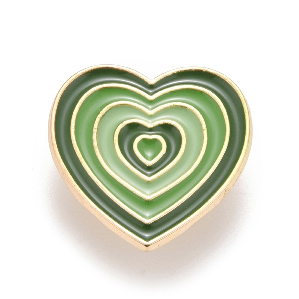 PandaHall Heart Enamel Pin, Creative Alloy Badge for Backpack Clothes, Golden, Green, 24x23x1.5mm Alloy+Enamel Green
PandaHall Heart Enamel Pin, Creative Alloy Badge for Backpack Clothes, Golden, Green, 24x23x1.5mm Alloy+Enamel Green