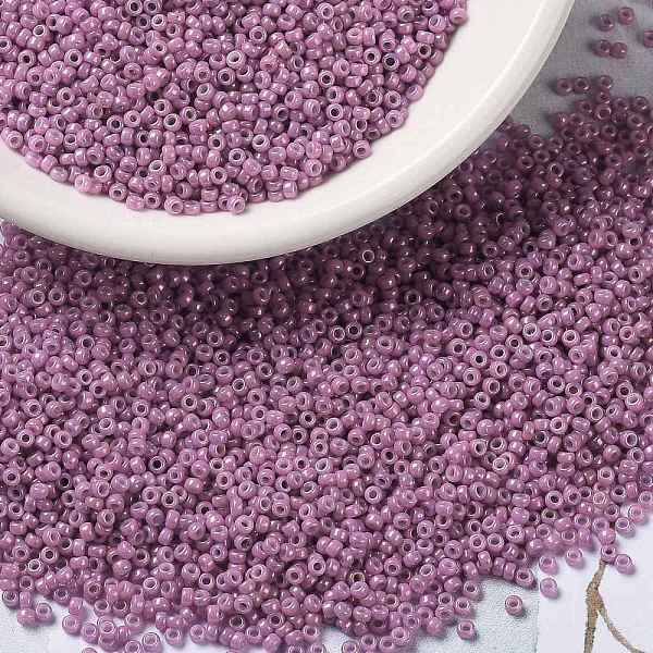 PandaHall MIYUKI Round Rocailles Beads, Japanese Seed Beads, (RR1867) Opaque Dark Orchid Luster, 15/0, 1.5mm, Hole: 0.7mm, about 5555pcs/10g..., Purple
PandaHall MIYUKI Round Rocailles Beads, Japanese Seed Beads, (RR1867) Opaque Dark Orchid Luster, 15/0, 1.5mm, Hole: 0.7mm, about 5555pcs/10g..., Purple