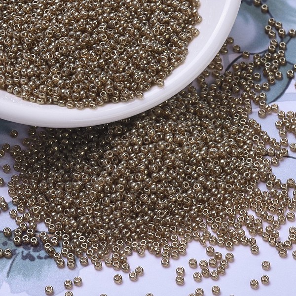 PandaHall MIYUKI Round Rocailles Beads, Japanese Seed Beads, 11/0, (RR311) Topaz Gold Luster, 2x1.3mm, Hole: 0.8mm, about 5500pcs/50g Glass..., Brown
PandaHall MIYUKI Round Rocailles Beads, Japanese Seed Beads, 11/0, (RR311) Topaz Gold Luster, 2x1.3mm, Hole: 0.8mm, about 5500pcs/50g Glass..., Brown