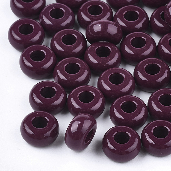 PandaHall Opaque Acrylic European Beads, Large Hole Beads, Rondelle, Dark Red, 13x7mm, Hole: 5mm Acrylic Rondelle Red
PandaHall Opaque Acrylic European Beads, Large Hole Beads, Rondelle, Dark Red, 13x7mm, Hole: 5mm Acrylic Rondelle Red