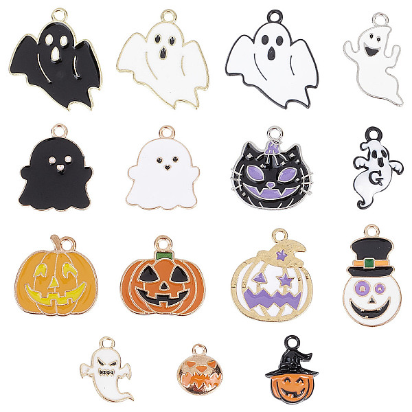 PandaHall SUNNYCLUE 1 Box 30Pcs Halloween Charms Ghost Enamel Charm Jack-O-Lantern Charms Small Pumpkin Witch Hats Wizard Hat Charm Black..., Multicolor
PandaHall SUNNYCLUE 1 Box 30Pcs Halloween Charms Ghost Enamel Charm Jack-O-Lantern Charms Small Pumpkin Witch Hats Wizard Hat Charm Black..., Multicolor