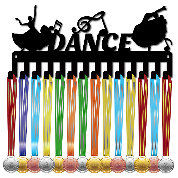 PandaHall Iron Medal Holder Frame, 14 Hooks Medals Display Hanger Rack, with Screws, Black, Dance, Musical Note, 130x290mm Iron Musical Note...
PandaHall Iron Medal Holder Frame, 14 Hooks Medals Display Hanger Rack, with Screws, Black, Dance, Musical Note, 130x290mm Iron Musical Note...