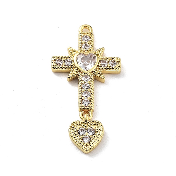 PandaHall Rack Plating Brass Micro Pave Cubic Zirconia Pendants, Cadmium Free & Lead Free, Long-Lasting Plated, Cross, Real 18K Gold Plated..., Clear
PandaHall Rack Plating Brass Micro Pave Cubic Zirconia Pendants, Cadmium Free & Lead Free, Long-Lasting Plated, Cross, Real 18K Gold Plated..., Clear
