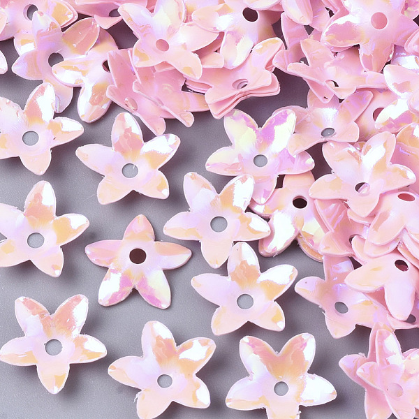 PandaHall Ornament Accessories, PVC Plastic Paillette/Sequins Beads, AB Color Plated, Flower, Pink, 12.5x12x3mm, Hole: 1.8mm, about...
PandaHall Ornament Accessories, PVC Plastic Paillette/Sequins Beads, AB Color Plated, Flower, Pink, 12.5x12x3mm, Hole: 1.8mm, about...