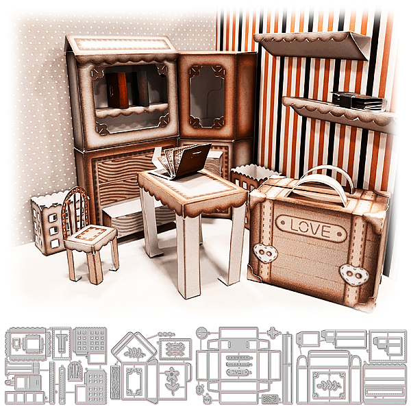 PandaHall 3D Building Carbon Steel Cutting Dies Stencils, for DIY Scrapbooking, Photo Album, Decorative Embossing Paper Card, Stainless...
PandaHall 3D Building Carbon Steel Cutting Dies Stencils, for DIY Scrapbooking, Photo Album, Decorative Embossing Paper Card, Stainless...