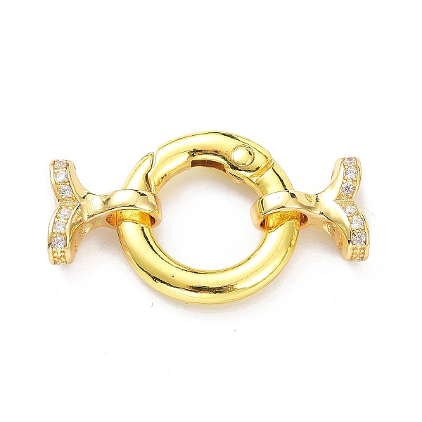 PandaHall Brass Micro Pave Clear Cubic Zirconia Fold Over Clasps, Flat Round, Golden, 35mm Brass+Cubic Zirconia Clear
PandaHall Brass Micro Pave Clear Cubic Zirconia Fold Over Clasps, Flat Round, Golden, 35mm Brass+Cubic Zirconia Clear