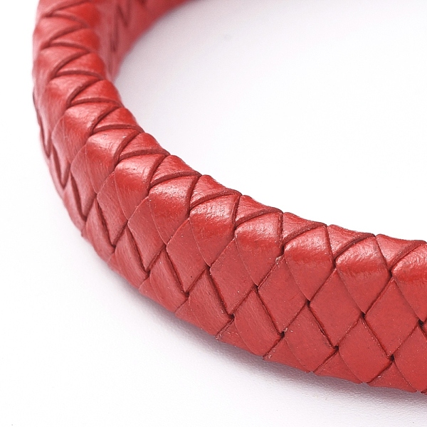 PandaHall Unisex Leather Cord Weave Bracelets, with Gunmetal Plated 304 Stainless Steel Magnetic Clasps, Red, 8-1/4 inch(21cm), 12x6mm...
PandaHall Unisex Leather Cord Weave Bracelets, with Gunmetal Plated 304 Stainless Steel Magnetic Clasps, Red, 8-1/4 inch(21cm), 12x6mm...