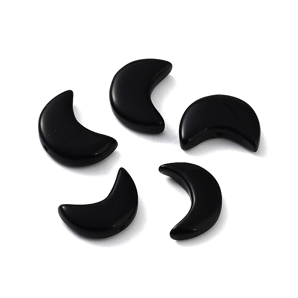 PandaHall Natural Obsidian Beads, Half Moon, 16x11~12x4~4.5mm, Hole: 1~1.2mm Obsidian Moon
PandaHall Natural Obsidian Beads, Half Moon, 16x11~12x4~4.5mm, Hole: 1~1.2mm Obsidian Moon