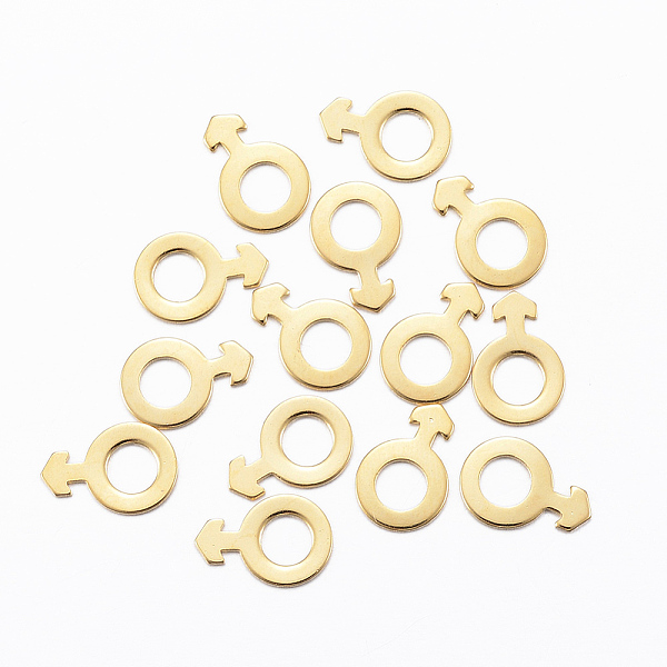 PandaHall 201 Stainless Steel Charms, Symbol-Male, Golden, 11x7.5x0.8mm, Hole: 4mm 201 Stainless Steel Others
PandaHall 201 Stainless Steel Charms, Symbol-Male, Golden, 11x7.5x0.8mm, Hole: 4mm 201 Stainless Steel Others