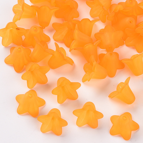 PandaHall Transparent Acrylic Beads, Frosted, Flower, Orange, 17.5x12mm, Hole: 1.5mm, about 770pcs/500g Acrylic Flower Orange
PandaHall Transparent Acrylic Beads, Frosted, Flower, Orange, 17.5x12mm, Hole: 1.5mm, about 770pcs/500g Acrylic Flower Orange
