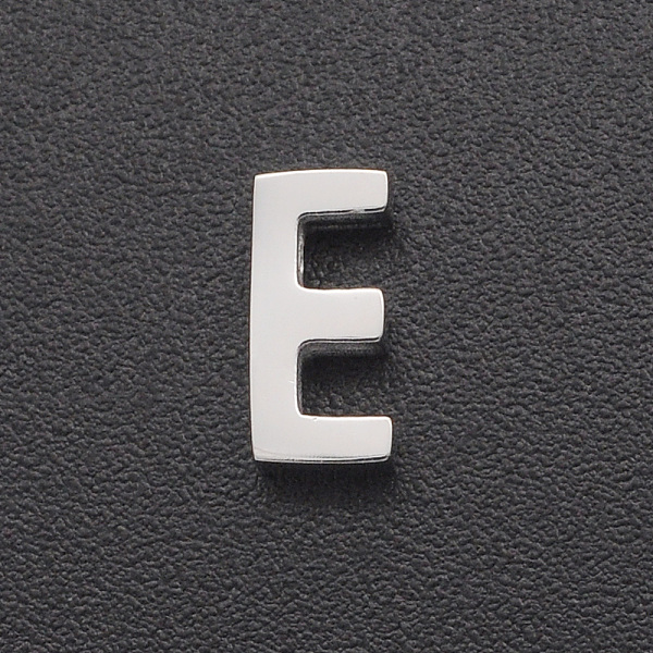 PandaHall 201 Stainless Steel Charms, for Simple Necklaces Making, Laser Cut, Letter, Stainless Steel Color, Letter.E, 8x4x3mm, Hole: 1.8mm...
PandaHall 201 Stainless Steel Charms, for Simple Necklaces Making, Laser Cut, Letter, Stainless Steel Color, Letter.E, 8x4x3mm, Hole: 1.8mm...