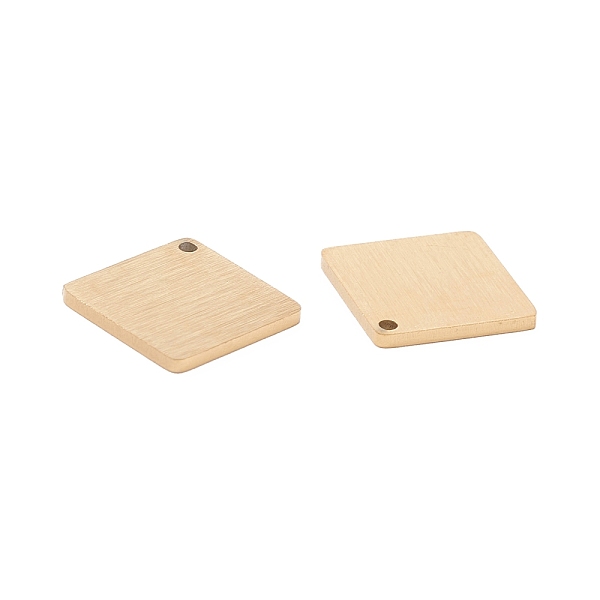 PandaHall Ion Plating(IP) 304 Stainless Steel Pendants, Stamping Blank Tag, Laser Cut, Double Side Drawbench Effect, Rhombus, Real 24K Gold...
PandaHall Ion Plating(IP) 304 Stainless Steel Pendants, Stamping Blank Tag, Laser Cut, Double Side Drawbench Effect, Rhombus, Real 24K Gold...