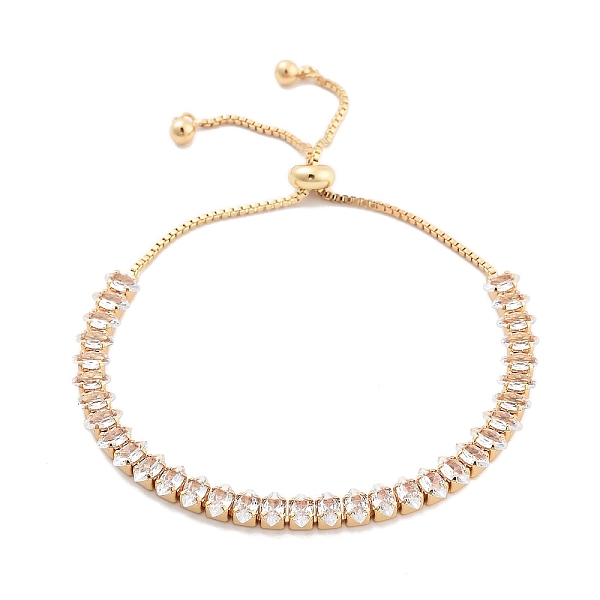 PandaHall Brass Pave Clear Cubic Zirconia Horse Eye Box Chain Slider Bracelets, Nickle Free, Long-Lasting Plated, Golden, 10-1/4 inch(26cm)...
PandaHall Brass Pave Clear Cubic Zirconia Horse Eye Box Chain Slider Bracelets, Nickle Free, Long-Lasting Plated, Golden, 10-1/4 inch(26cm)...