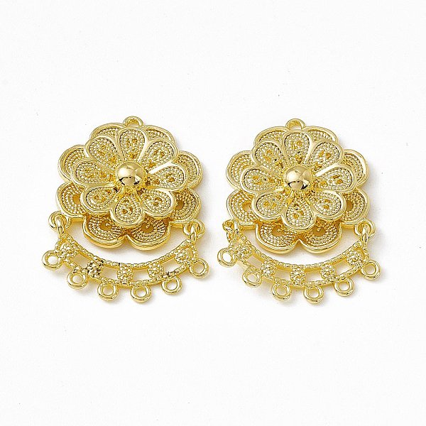 PandaHall Brass Chandelier Component Links, Multi-Strand Connerctor Charms, Flower, Real 18K Gold Plated, 25.5x20x4.5mm, Hole: 1.2/1mm Brass...
PandaHall Brass Chandelier Component Links, Multi-Strand Connerctor Charms, Flower, Real 18K Gold Plated, 25.5x20x4.5mm, Hole: 1.2/1mm Brass...