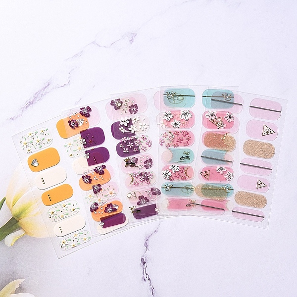 PandaHall Full Cover Nombre Nail Stickers, Self-Adhesive, for Nail Tips Decorations, Mixed Color, 24x8mm, 14pcs/sheet Paper Flower..., Multicolor
PandaHall Full Cover Nombre Nail Stickers, Self-Adhesive, for Nail Tips Decorations, Mixed Color, 24x8mm, 14pcs/sheet Paper Flower..., Multicolor