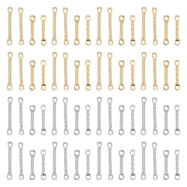 PandaHall Unicraftale 80Pcs 8 Styles 201 Stainless Steel Connector Charms, Bar Links, Golden & Stainless Steel Color, 12~15x1~1.3x1~1.2mm...
PandaHall Unicraftale 80Pcs 8 Styles 201 Stainless Steel Connector Charms, Bar Links, Golden & Stainless Steel Color, 12~15x1~1.3x1~1.2mm...