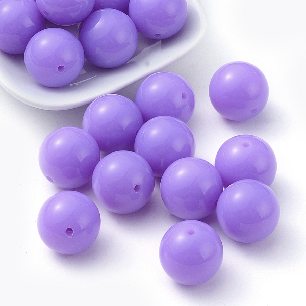 PandaHall Fluorescence Chunky Acrylic Beads, Round, Lilac, 20mm, Hole: 2~3mm, about 105pcs/500g Acrylic Round Purple
PandaHall Fluorescence Chunky Acrylic Beads, Round, Lilac, 20mm, Hole: 2~3mm, about 105pcs/500g Acrylic Round Purple
