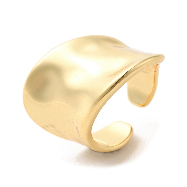 PandaHall Brass Open Cuff Rings, Wide Band Rings, Real 18K Gold Plated, US Size 7 1/4(17.5mm) Brass
PandaHall Brass Open Cuff Rings, Wide Band Rings, Real 18K Gold Plated, US Size 7 1/4(17.5mm) Brass