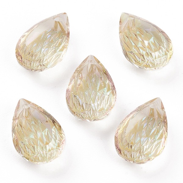 PandaHall Embossed Glass Rhinestone Pendants, Teardrop, Faceted, Paradise Shine, 14x9x5mm, Hole: 1.4mm Glass Teardrop Green
PandaHall Embossed Glass Rhinestone Pendants, Teardrop, Faceted, Paradise Shine, 14x9x5mm, Hole: 1.4mm Glass Teardrop Green