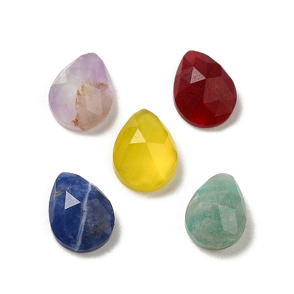 PandaHall Natural Mixed Stone Cabochons, Teardrop, Faceted, Mixed Dyed and Undyed, 6x8x3mm Mixed Stone Teardrop
PandaHall Natural Mixed Stone Cabochons, Teardrop, Faceted, Mixed Dyed and Undyed, 6x8x3mm Mixed Stone Teardrop