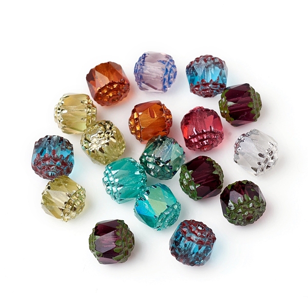 PandaHall Electroplated Czech Glass Beads, Retro Style, Faceted, Oval, Mixed Color, 8x8mm, Hole: 1.2mm Czech Glass Oval Multicolor
PandaHall Electroplated Czech Glass Beads, Retro Style, Faceted, Oval, Mixed Color, 8x8mm, Hole: 1.2mm Czech Glass Oval Multicolor